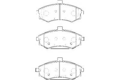 Комплект тормозных колодок, дисковый тормоз WAGNER купить