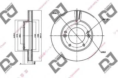 Тормозной диск DJ PARTS купить