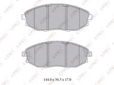 Комплект тормозных колодок, дисковый тормоз LYNXauto купить