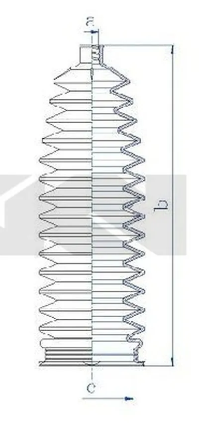 Пыльник, рулевое управление SPIDAN купить