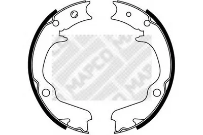 Комплект тормозных колодок MAPCO купить