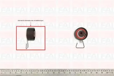 Натяжной ролик, ремень ГРМ FAI AutoParts купить