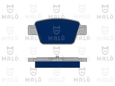 Комплект тормозных колодок, дисковый тормоз MALÒ купить