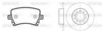 Комплект тормозов, дисковый тормозной механизм WOKING купить