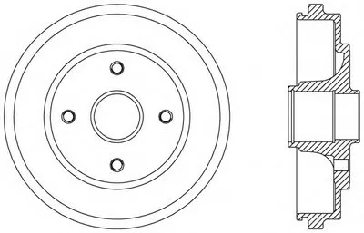 Тормозной барабан ADVANCE OPEN PARTS купить
