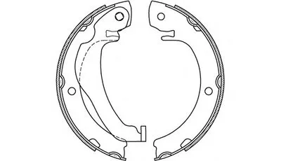 Комплект тормозных колодок ADVANCE OPEN PARTS купить