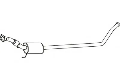 Средний глушитель выхлопных газов FENNO купить