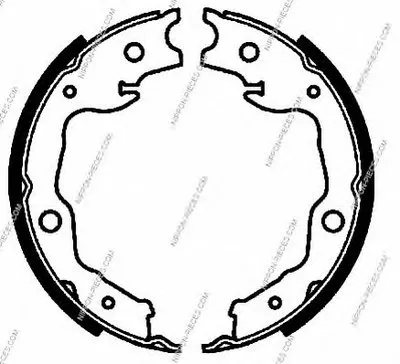 Комплект тормозных колодок NPS купить