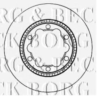 Тормозной диск BORG & BECK купить