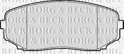 Комплект тормозных колодок, дисковый тормоз BORG & BECK купить