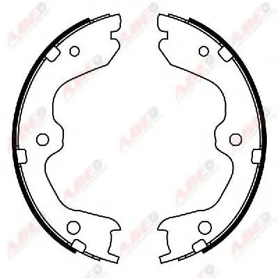Комплект тормозных колодок, стояночная тормозная система ABE купить