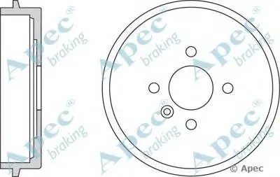 Тормозной барабан APEC braking купить