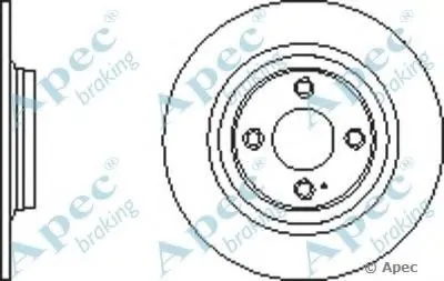Тормозной диск APEC braking купить