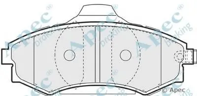 Комплект тормозных колодок, дисковый тормоз APEC braking купить
