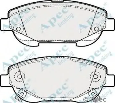 Комплект тормозных колодок, дисковый тормоз APEC braking купить