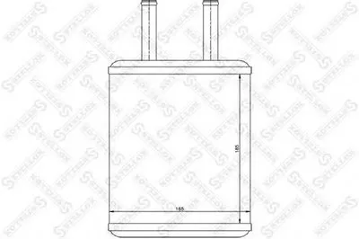 Теплообменник, отопление салона STELLOX купить