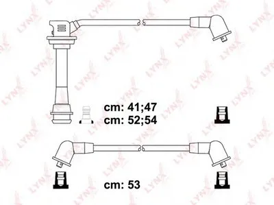 Комплект проводов зажигания LYNXauto купить