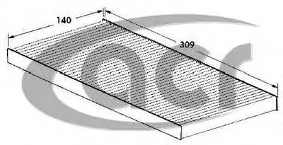 Фильтр, воздух во внутренном пространстве ACR купить