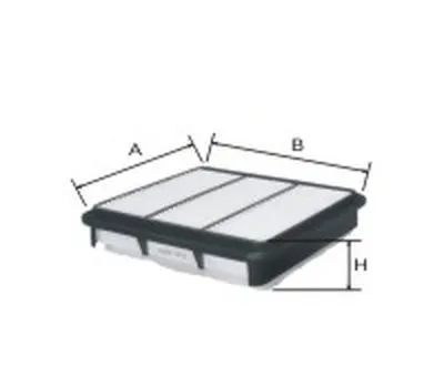 Воздушный фильтр Air Filter for MITSUBISHI L200 GOODWILL купить