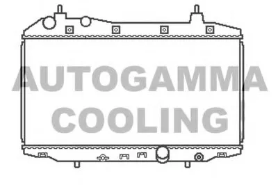 Радиатор, охлаждение двигателя AUTOGAMMA купить