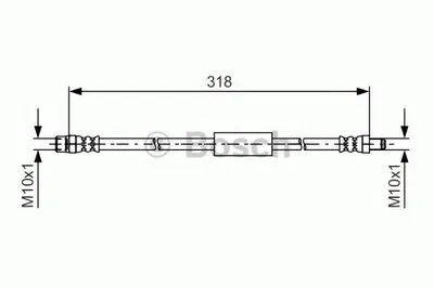 Тормозной шланг BOSCH купить