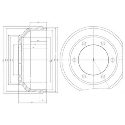 Тормозной барабан DELPHI купить