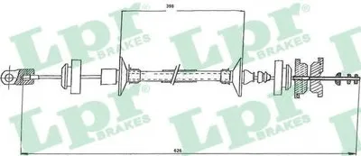 Тросик сцепления LPR купить