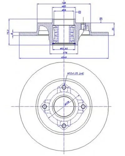 Тормозной диск CAR купить