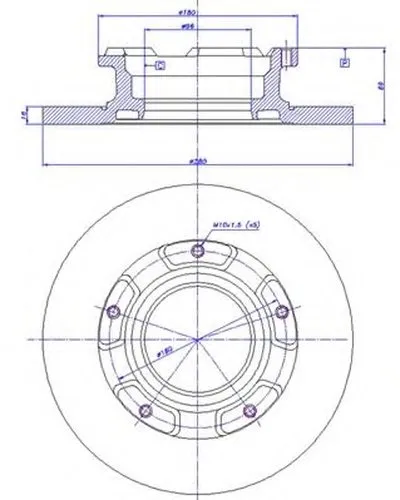 Тормозной диск CAR купить