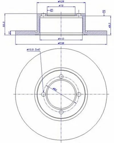 Тормозной диск CAR купить