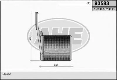 Теплообменник, отопление салона AHE купить