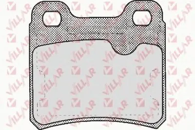 Комплект тормозных колодок, дисковый тормоз VILLAR купить