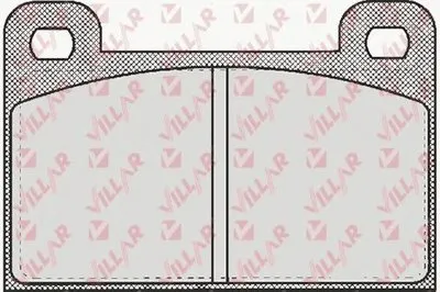 Комплект тормозных колодок, дисковый тормоз VILLAR купить