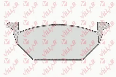 Комплект тормозных колодок, дисковый тормоз VILLAR купить