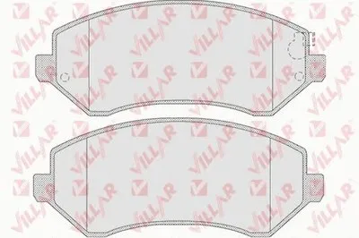 Комплект тормозных колодок, дисковый тормоз VILLAR купить