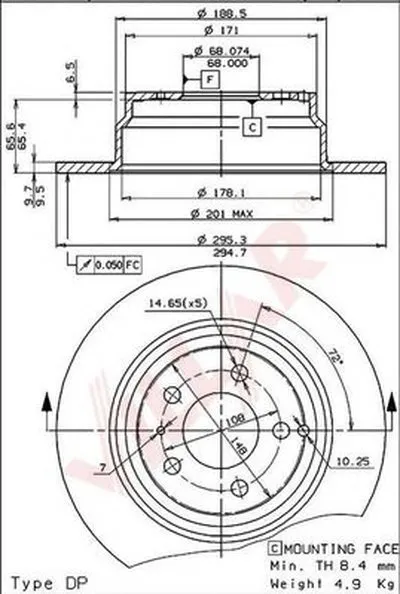 Тормозной диск VILLAR купить