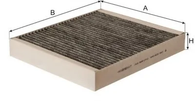 Фильтр, воздух во внутренном пространстве Cabin filter (Charcoal) for SWAG GOODWILL купить
