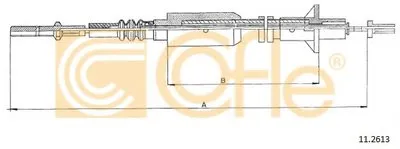 Тросик сцепления COFLE купить