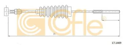 Трос, стояночная тормозная система COFLE купить