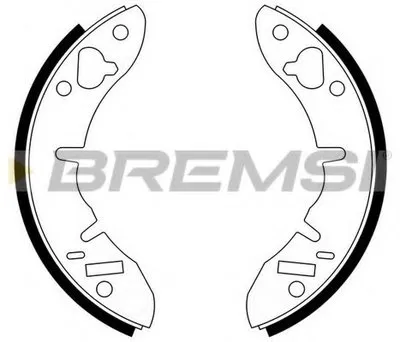 Комплект тормозных колодок BREMSI купить