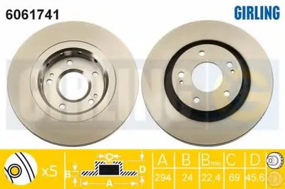 Тормозной диск GIRLING купить