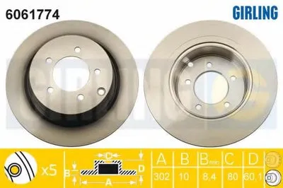 Тормозной диск GIRLING купить