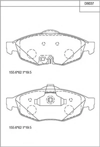 Комплект тормозных колодок, дисковый тормоз ASIMCO купить