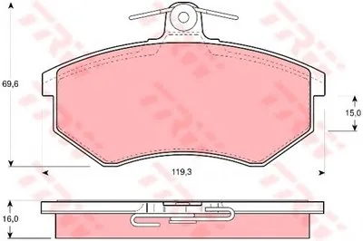 Комплект тормозных колодок, дисковый тормоз Dr!ve+ купить