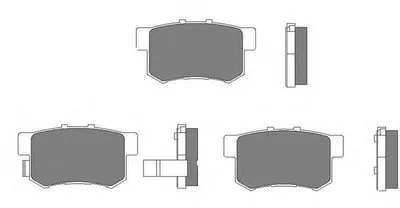 Комплект тормозных колодок, дисковый тормоз MOTAQUIP купить