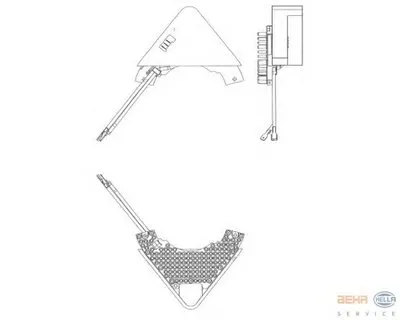 Регулятор, вентилятор салона BEHR HELLA SERVICE HELLA купить