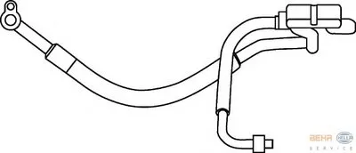 Трубопровод высокого давления, кондиционер BEHR HELLA SERVICE HELLA купить