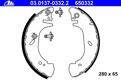 Комплект тормозных колодок ATE купить