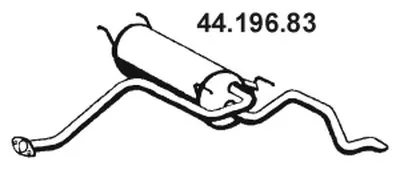 Глушитель выхлопных газов конечный EBERSPÄCHER купить