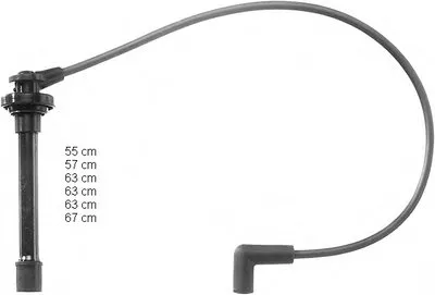 Комплект проводов зажигания BERU купить